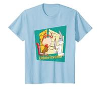 Looney Tunes Bugs and Elmer Unbewievable T-Shirt, Enfant, Bleu Céleste, 6 Ans