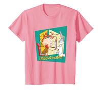 Looney Tunes Bugs and Elmer Unbewievable T-Shirt, Enfant, Rose, 12 Ans