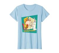 Looney Tunes Bugs and Elmer Unbewievable T-Shirt, Femme, Bleu Céleste, 3XL
