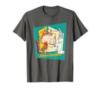 Looney Tunes Bugs and Elmer Unbewievable T-Shirt, Homme, Asphalte, XL