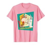 Looney Tunes Bugs and Elmer Unbewievable T-Shirt, Homme, Rose, S