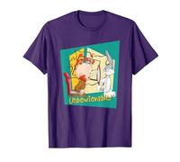 Looney Tunes Bugs and Elmer Unbewievable T-Shirt, Homme, Violet, M