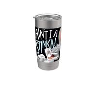 Looney Tunes Bugs Bunny Ain't I a Stinka! Gobelet isotherme en acier inoxydable double paroi