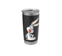Looney Tunes Bugs Bunny Green Background Gobelet isotherme en acier inoxydable double paroi