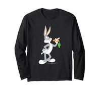 Looney Tunes Bugs Bunny mange une carotte Manche Longue