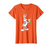 Looney Tunes Bugs Bunny Mange Une Carotte T-Shirt, Femme, Orange, L