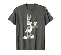 Looney Tunes Bugs Bunny Mange Une Carotte T-Shirt, Homme, Asphalte, L