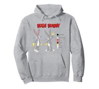 Looney Tunes Bugs Bunny Retro Color Code Sweat à Capuche