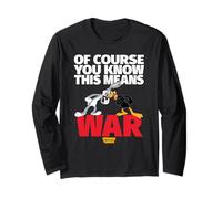 Looney Tunes Bugs Daffy This Means War Manche Longue