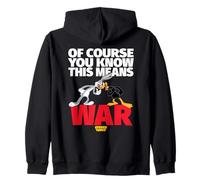 Looney Tunes Bugs Daffy This Means War Sweat à Capuche