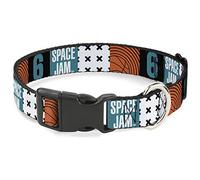 Looney Tunes Collier pour Chien avec Boucle en Plastique Motif numéro 6 Multicolore 50,8 à 78,7 cm 3,8 cm de Large