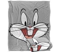 Looney Tunes Couverture 152 x 127 cm Visage de Lapin Bugs Silky Touch Super Doux