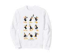 Looney Tunes Daffy Duck Character Poses Sweatshirt
