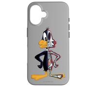 Looney Tunes Daffy Duck Half Skeleton Coque pour iPhone 16