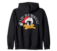 Looney Tunes Daffy Duck Head Bah Humbug Sweat à Capuche