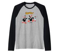 Looney Tunes Daffy Duck Retro Color Code Manche Raglan
