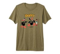 Looney Tunes Daffy Duck Retro Color Code T-Shirt Haut de Gamme