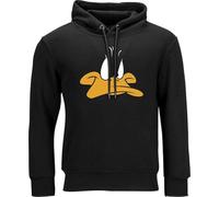 Looney Tunes - Daffy Duck Sweat à capuche sans poches - 80% coton bio, 20% polyester recyclé - Durable - durable, Noir , L
