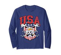 Looney Tunes Daffy Duck USA Football Manche Longue