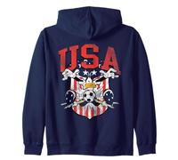 Looney Tunes Daffy Duck USA Football Sweat à Capuche