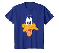 Looney Tunes Daffy Face T-Shirt, Enfant, Bleu Royal, 8 Ans
