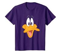 Looney Tunes Daffy Face T-Shirt, Enfant, Violet, 3 Ans