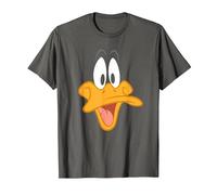 Looney Tunes Daffy Face T-Shirt, Homme, Asphalte, L