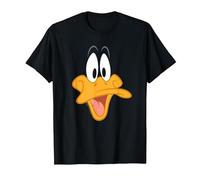 Looney Tunes Daffy Face T-Shirt, Homme, Noir, XL