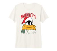 Looney Tunes Daffy Naughty Or Nice T-Shirt Haut de Gamme