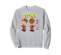 Looney Tunes Elmer Fudd Retro Color Code Sweatshirt