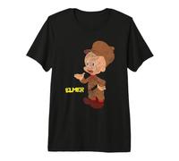 Looney Tunes Elmer Fudd Retro Large Pose T-Shirt Haut de Gamme