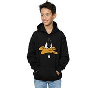 Looney Tunes Garçon Daffy Duck Big Face Sweat À Capuche 7-8 Years Noir