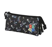 Looney Tunes Harry Tunes Trousse Triple FAN 2.0, Noir Noir
