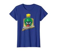 Looney Tunes Marvin Disintegrate T-Shirt, Femme, Bleu Royal, XS