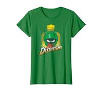 Looney Tunes Marvin Disintegrate T-Shirt, Femme, Vert Kelly, XS