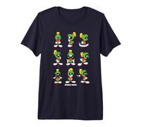 Looney Tunes Marvin The Martian Character Poses T-Shirt Haut de Gamme