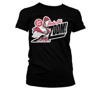 Looney Tunes Officiellement sous Licence Road Runner Beep Beep T-Shirt Femme (Noir), Medium