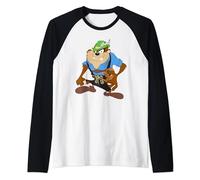 Looney Tunes Oktoberfest Taz Manche Raglan