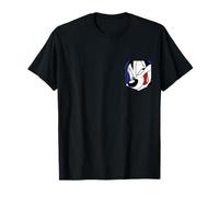 Looney Tunes Pepe Le Pew Face Faux Pocket T-Shirt