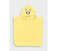 LOONEY TUNES - Poncho De Bain Titi - Serviette Éponge Douce 100% Coton, Poncho 55 x 58 cm - Pour Bébé Et Enfant Jusqu'à 5 Ans - Accessoire Douche Fille, Garçon - Produit Officiel Warner Bros