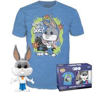 Looney Tunes Pop! & Tee Set Figurine Et T-Shirt Bugs As Fred (M)