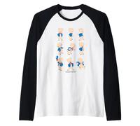 Looney Tunes Porky Pig Character Poses Manche Raglan