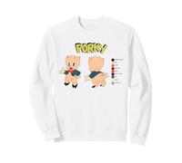Looney Tunes Porky Pig Retro Color Code Sweatshirt