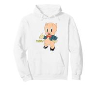 Looney Tunes Porky Pig Retro Large Pose Sweat à Capuche