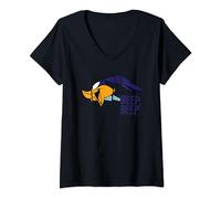 Looney Tunes Road Runner Beep Beep T-Shirt avec Col en V