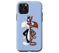 Looney Tunes Slyvester Half Skeleton Coque pour iPhone 11 Pro
