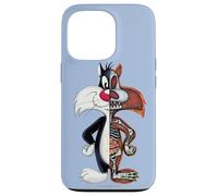 Looney Tunes Slyvester Half Skeleton Coque pour iPhone 13 Pro