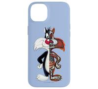 Looney Tunes Slyvester Half Skeleton Coque pour iPhone 14 Plus