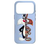 Looney Tunes Slyvester Half Skeleton Coque pour iPhone 17 Pro