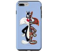 Looney Tunes Slyvester Half Skeleton Coque pour iPhone 7 Plus/8 Plus